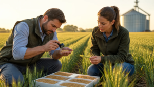 Guide to Spotting High-Purity Wheat Seeds Near Spring Peak